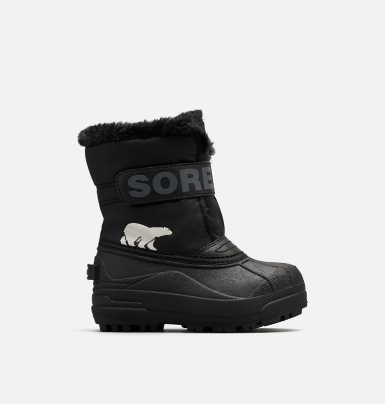 Botas Nieve Sorel Niños - Childrens Commander™ Negras - 02347-JTOS